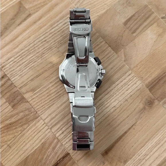 Seiko Coutura Chronograph Rare Vintage Men’s Watch 200M Stainless Bracelet Dial
